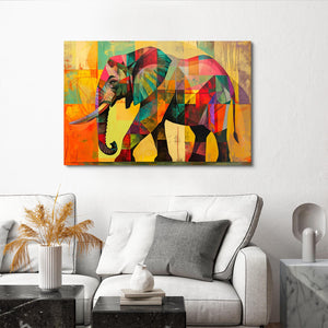 Elephant Wall Art Canvas | MusaArtGallery™