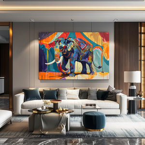 Elephant Wall Art For Living Room  | MusaArtGallery™
