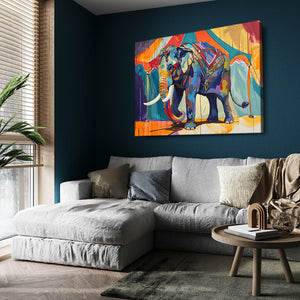 Elephant Wall Art For Living Room  | MusaArtGallery™