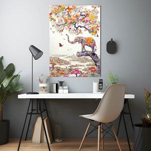Canvas Wall Elephant Art | MusaArtGallery™