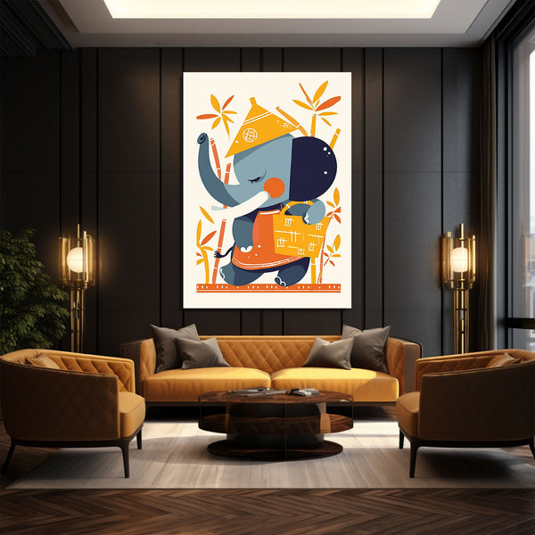 Elephant Watercolor Art  | MusaArtGallery™