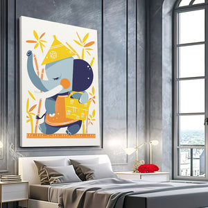 Elephant Watercolor Art  | MusaArtGallery™