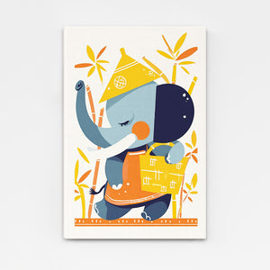 Elephant Watercolor Art  | MusaArtGallery™