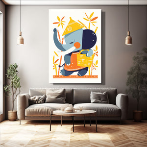 Elephant Watercolor Art  | MusaArtGallery™