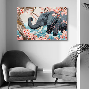 Elephants Wall Art For Living Room | MusaArtGallery™