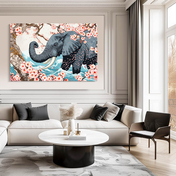 Elephants Wall Art For Living Room | MusaArtGallery™