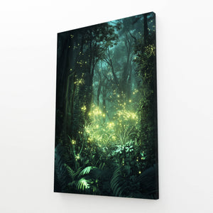 Enchanted Forest Green Abstract Art | MusaArtGallery™