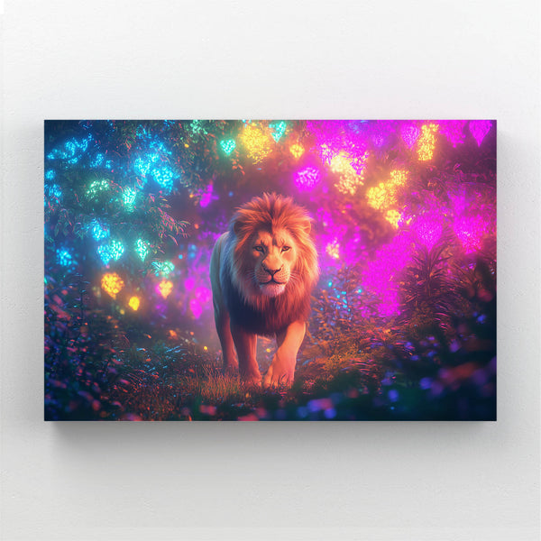 Enchanted Forest Lion Wall Art | MusaArtGallery™