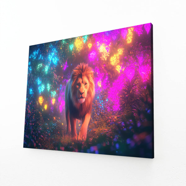 Enchanted Forest Lion Wall Art | MusaArtGallery™