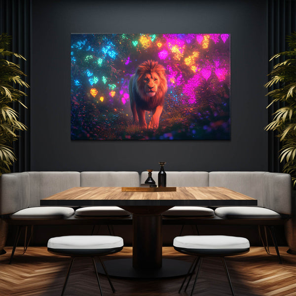 Enchanted Forest Lion Wall Art | MusaArtGallery™