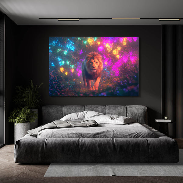 Enchanted Forest Lion Wall Art | MusaArtGallery™