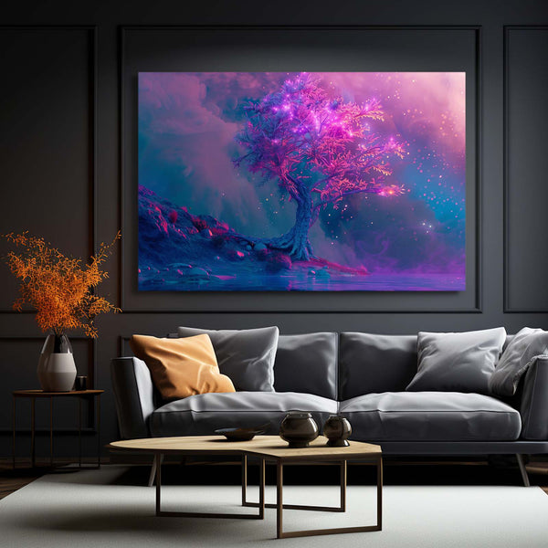 Enchanted Night Tree Art | MusaArtGallery™