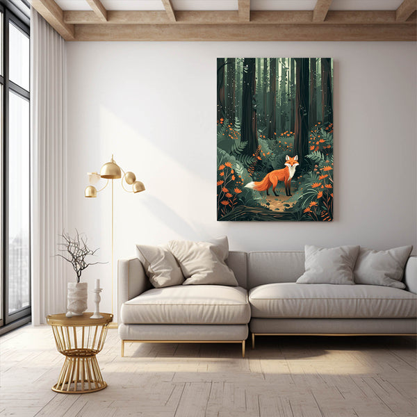 Enchanting Fox Canvas Art | MusaArtGallery™