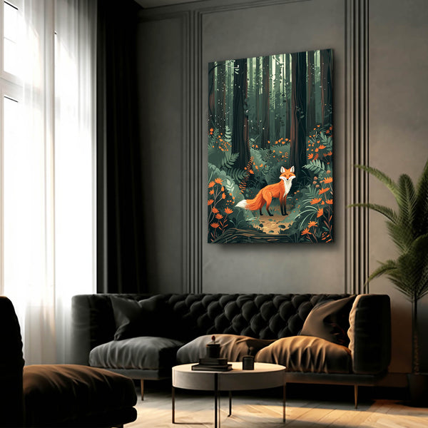 Enchanting Fox Canvas Art | MusaArtGallery™