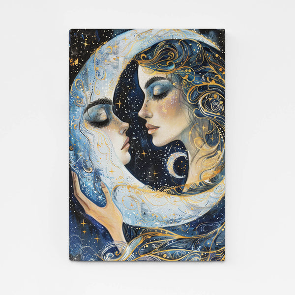 Enchanting Moon Canvas Art   | MusaArtGallery™