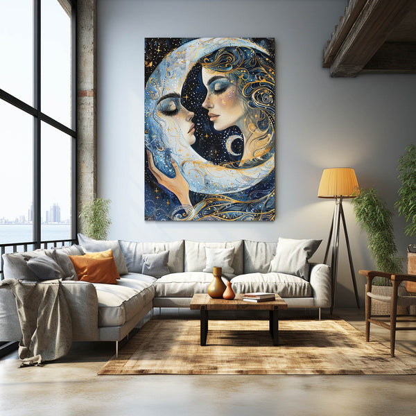 Enchanting Moon Canvas Art   | MusaArtGallery™