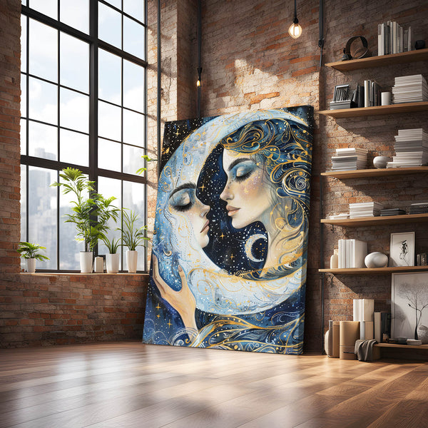 Enchanting Moon Canvas Art   | MusaArtGallery™