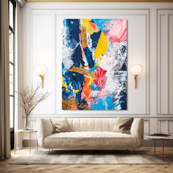 Energetic Palette Abstract Art | MusaArtGallery™