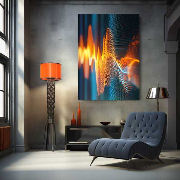 Energy Wave Abstract Art | MusaArtGallery™