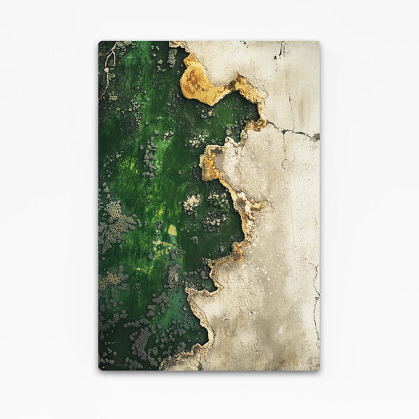 Erosion Green Abstract Art | MusaArtGallery™