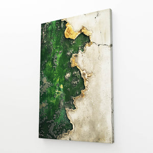 Erosion Green Abstract Art | MusaArtGallery™