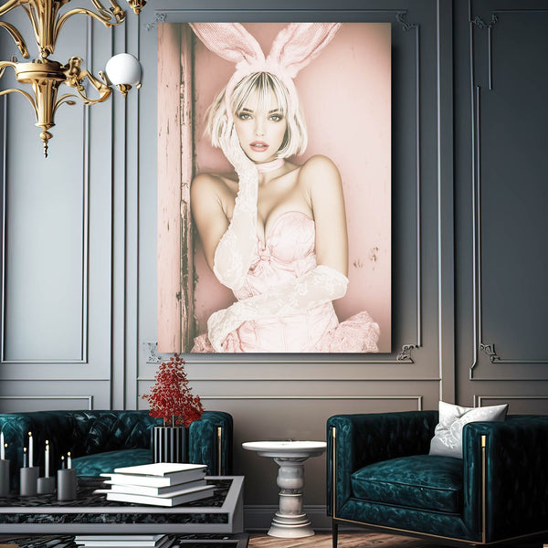 Erotic Bunny Rabbit Wall Art