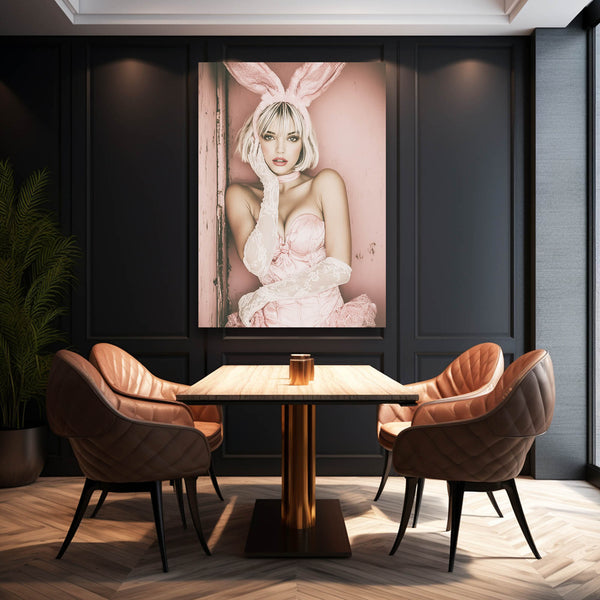Erotic Bunny Rabbit Wall Art