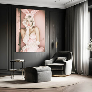 Erotic Bunny Rabbit Wall Art
