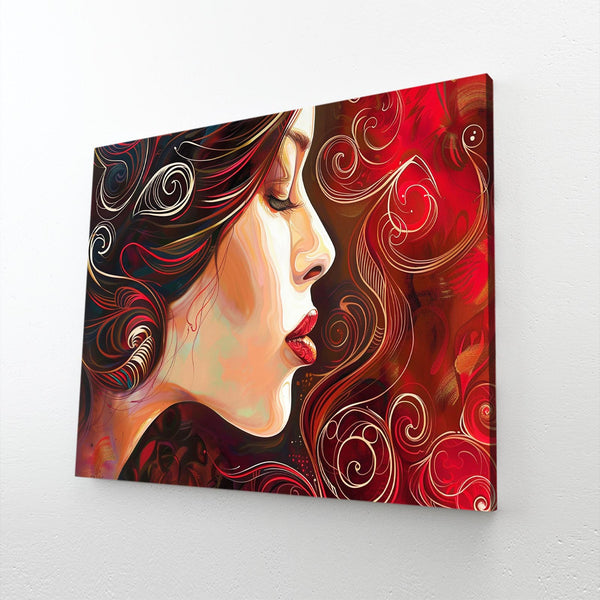 Erotic Face Wall Art   | MusaArtGallery™