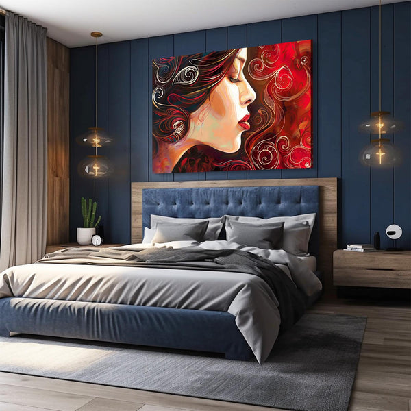 Erotic Face Wall Art   | MusaArtGallery™