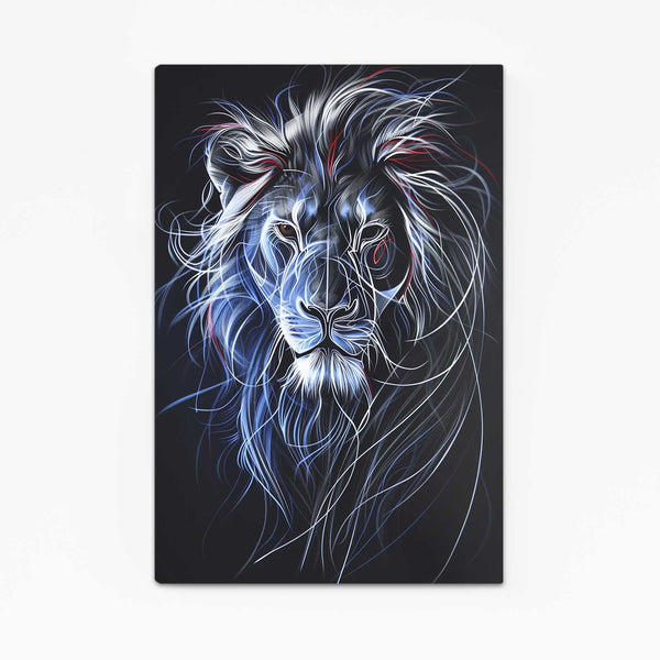 Ethereal Glow Lion Wall Art | MusaArtGallery™