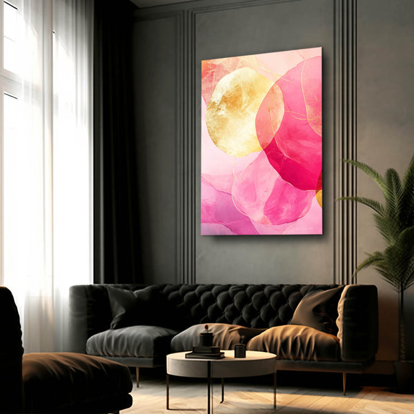 Ethereal Glow Pink Abstract Art | MusaArtGallery™