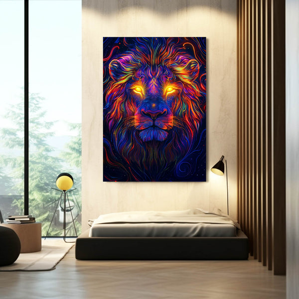 Ethereal Lion Wall Art | MusaArtGallery™