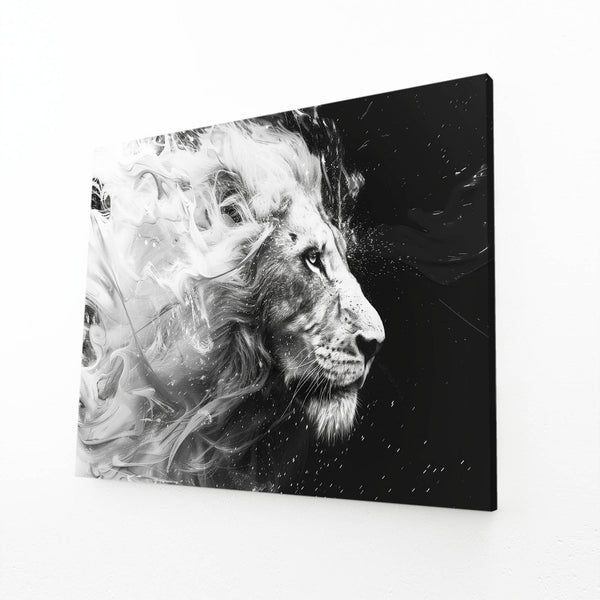 Ethereal Majesty Lion Wall Art | MusaArtGallery™