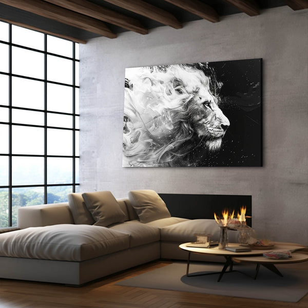 Ethereal Majesty Lion Wall Art | MusaArtGallery™