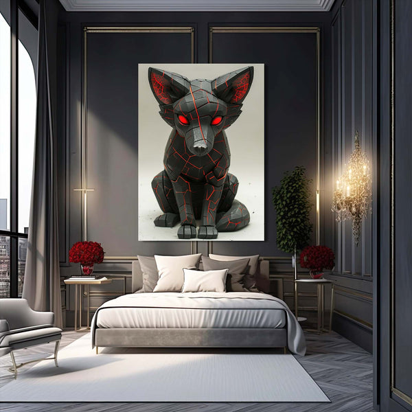 Exquisite Geometric Fox Art | MusaArtGallery™