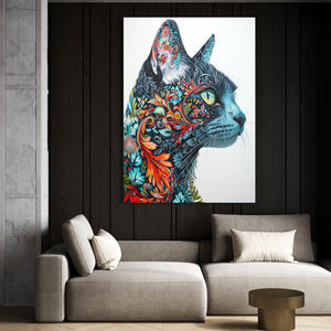 Face Art Cat | MusaArtGallery™