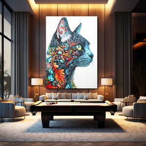 Face Art Cat | MusaArtGallery™