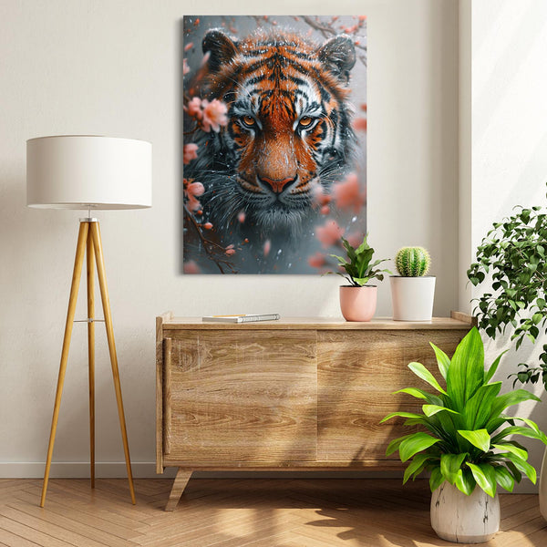 Face Art Tiger Canvas | MusaArtGallery™