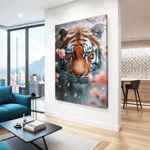 Face Art Tiger Canvas | MusaArtGallery™