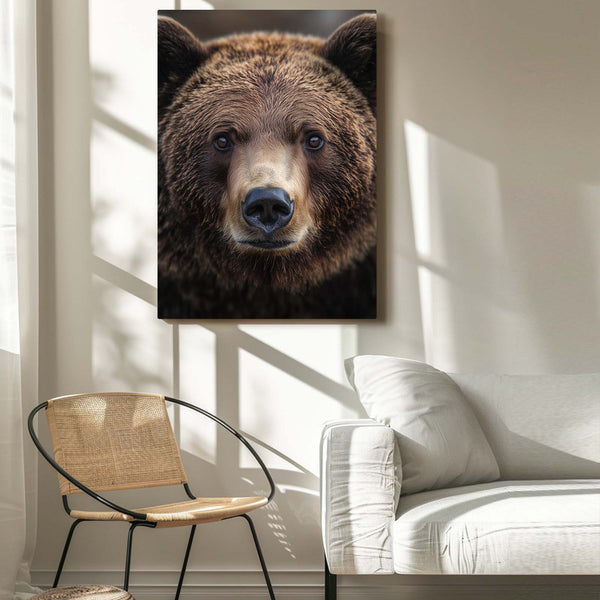 Face Bear Wall Art