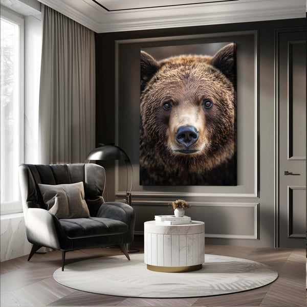 Face Bear Wall Art