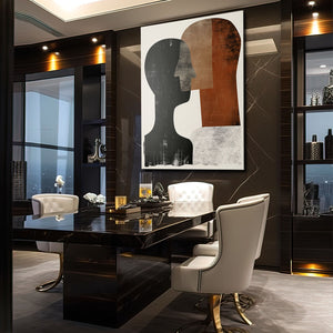 Face on Face Boho Wall Art| MusaArtGallery™