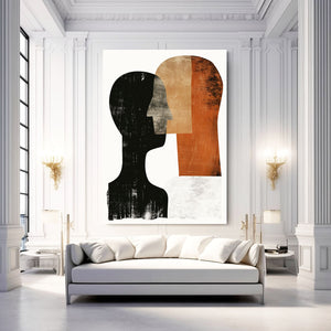 Face on Face Boho Wall Art| MusaArtGallery™