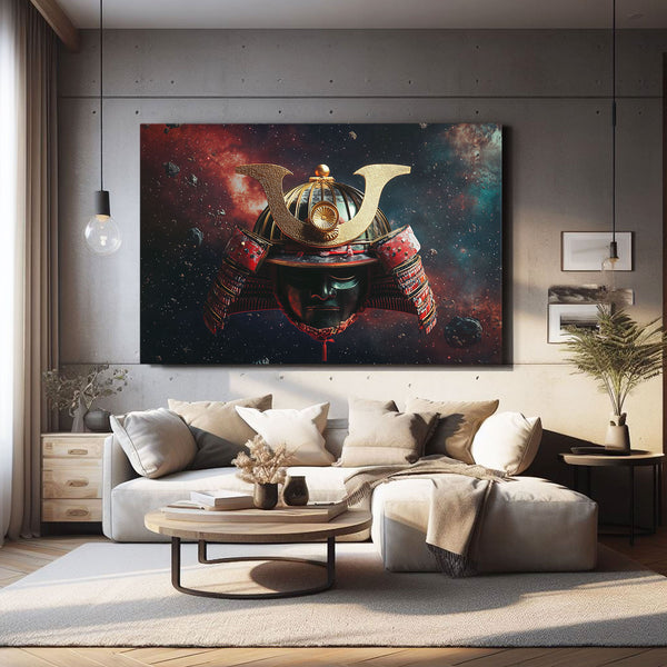 Face Samurai Canvas Art