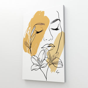 Facial Flower Boho Wall Art | MusaArtGallery™