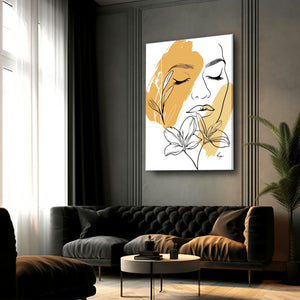 Facial Flower Boho Wall Art | MusaArtGallery™
