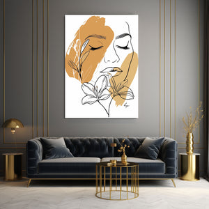 Facial Flower Boho Wall Art | MusaArtGallery™