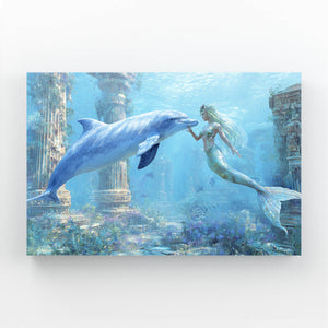 Fairy Dolphin Canvas