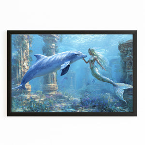 Fairy Dolphin Canvas